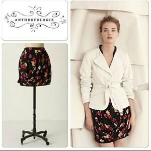 Dolan Silk Floral Mini Anthropologie Skirt SZ XS